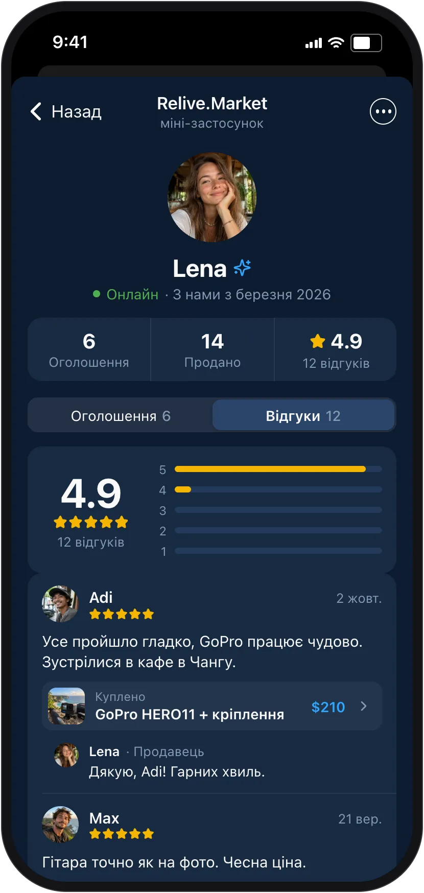 Чесний рейтинг продавців
